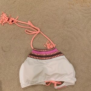 victoria’s secret white bikini top